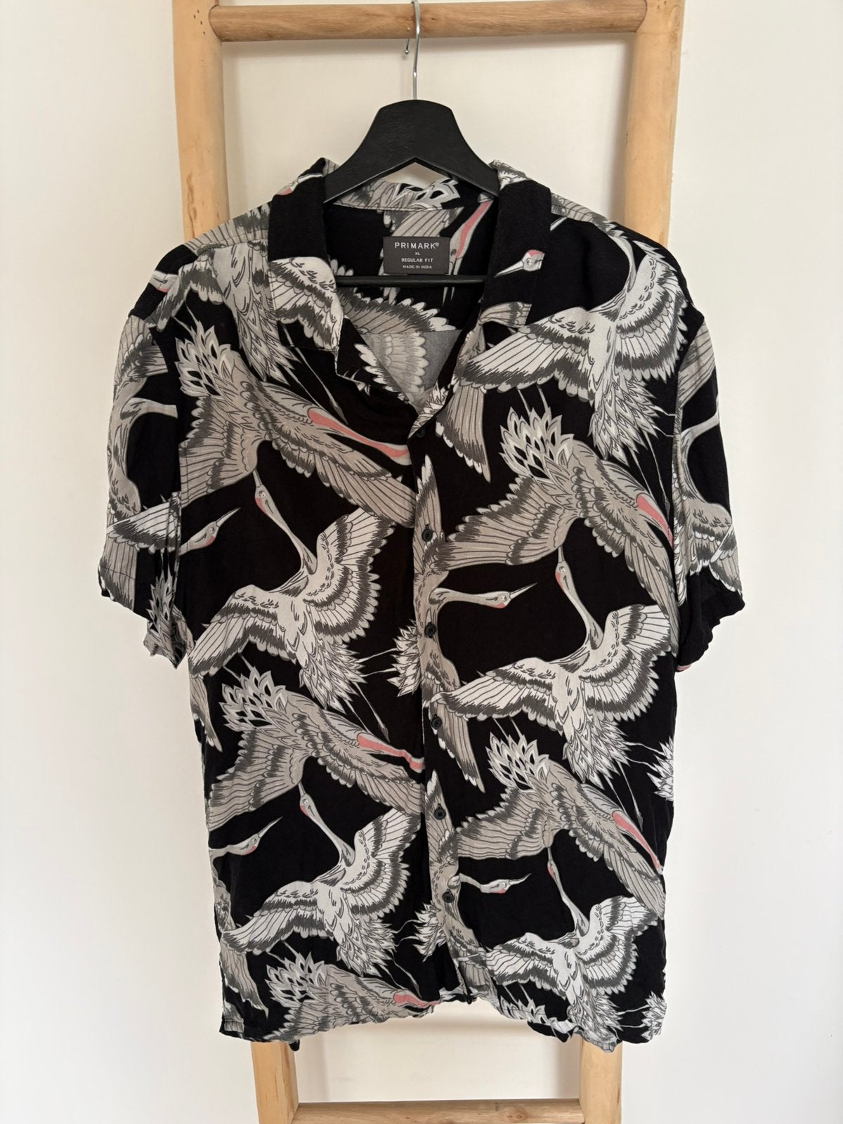 Overhemd met korte mouwen maat XL, Ophalen of Verzenden, Zo goed als nieuw, Blauw, Halswijdte 43/44 (XL)