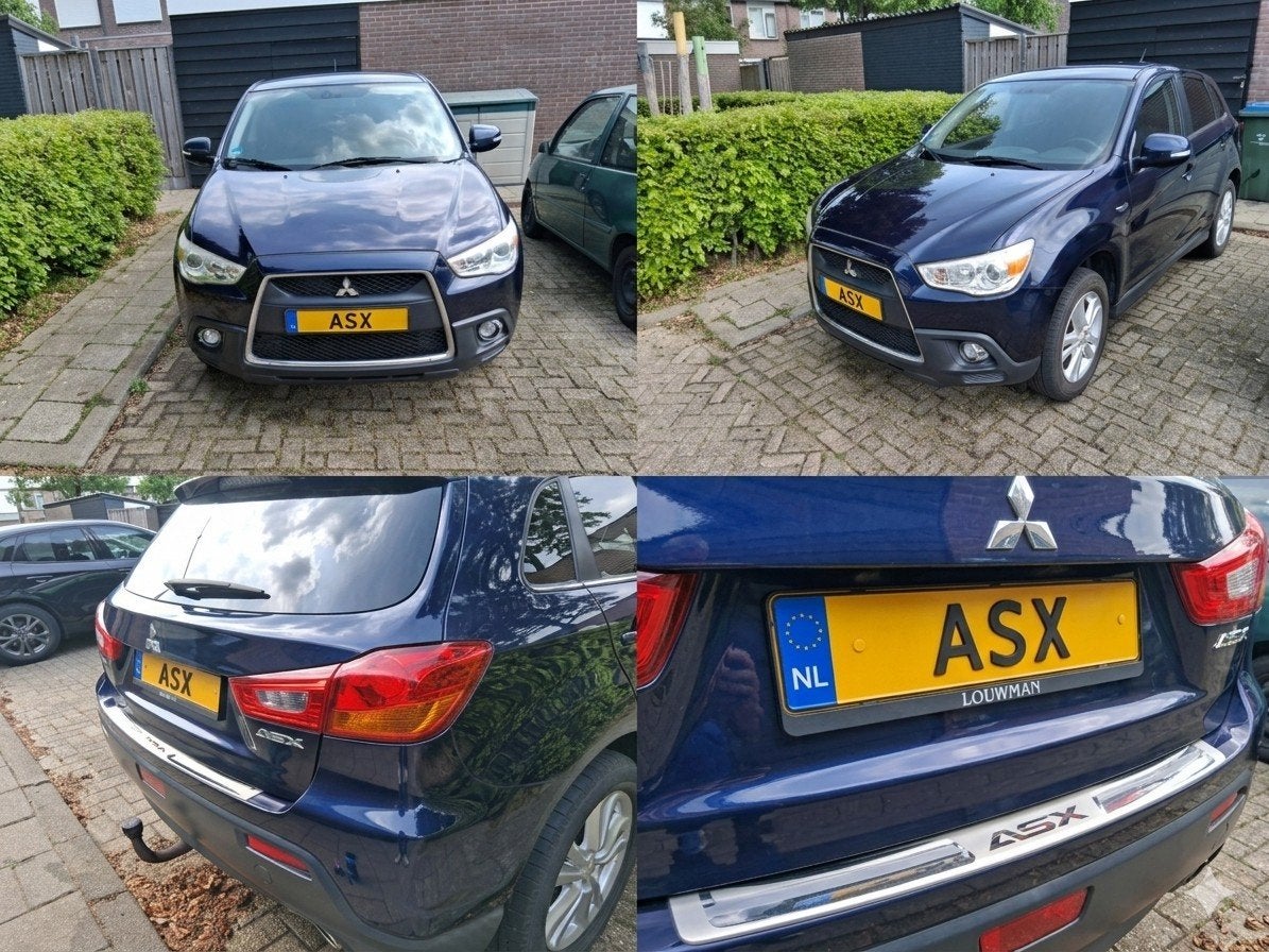 Mitsubishi ASX 1.6 86KW 2011 Blauw, Voorwielaandrijving, Euro 5, Stof, Zwart