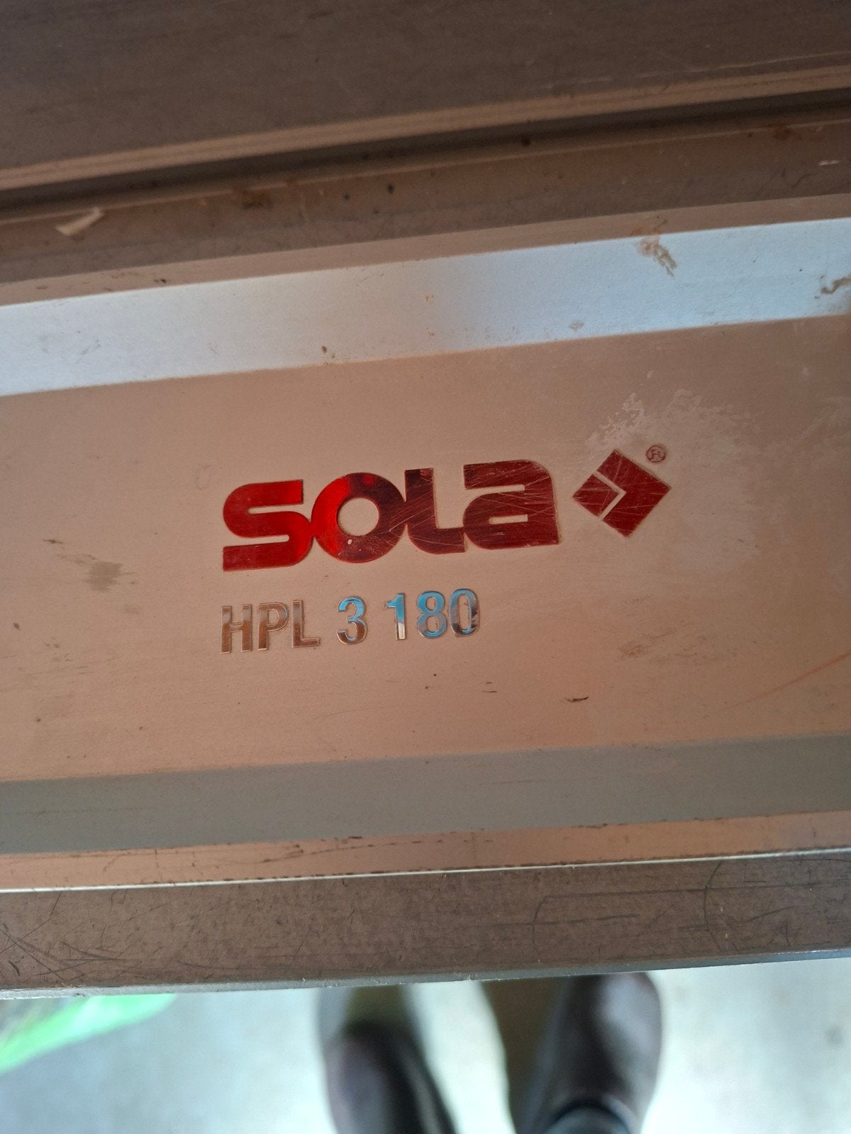 Sola HPL 3 180 Waterpas - Robuust en Nauwkeurig, Ophalen, Gebruikt, Waterpas, Overige merken