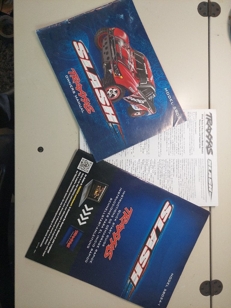 Traxxas slash 2wd handleiding/onwers manual!, Ophalen of Verzenden, Auto offroad
