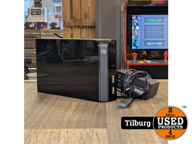 Seagate Backup Plus Hub 8TB Nette staat Met garantie, Computers en Software, Harde schijven, Seagate, Zo goed als nieuw, Support@seagate.com