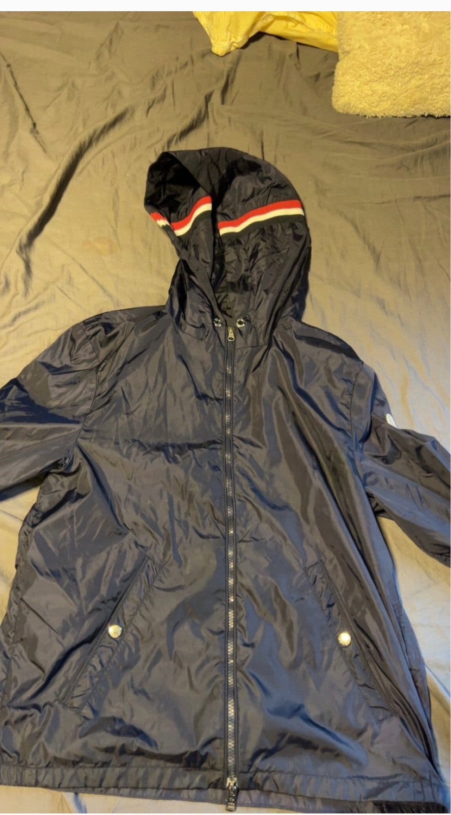 Moncler zomerjas, Kleding | Heren, Ophalen, Zo goed als nieuw, Zwart