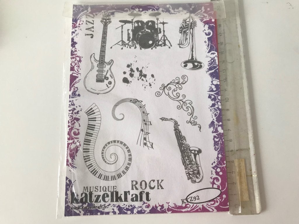 Stempelen Katzelkraft Muziek, Hobby en Vrije tijd, Ophalen of Verzenden, Nieuw, Unmounted stempel
