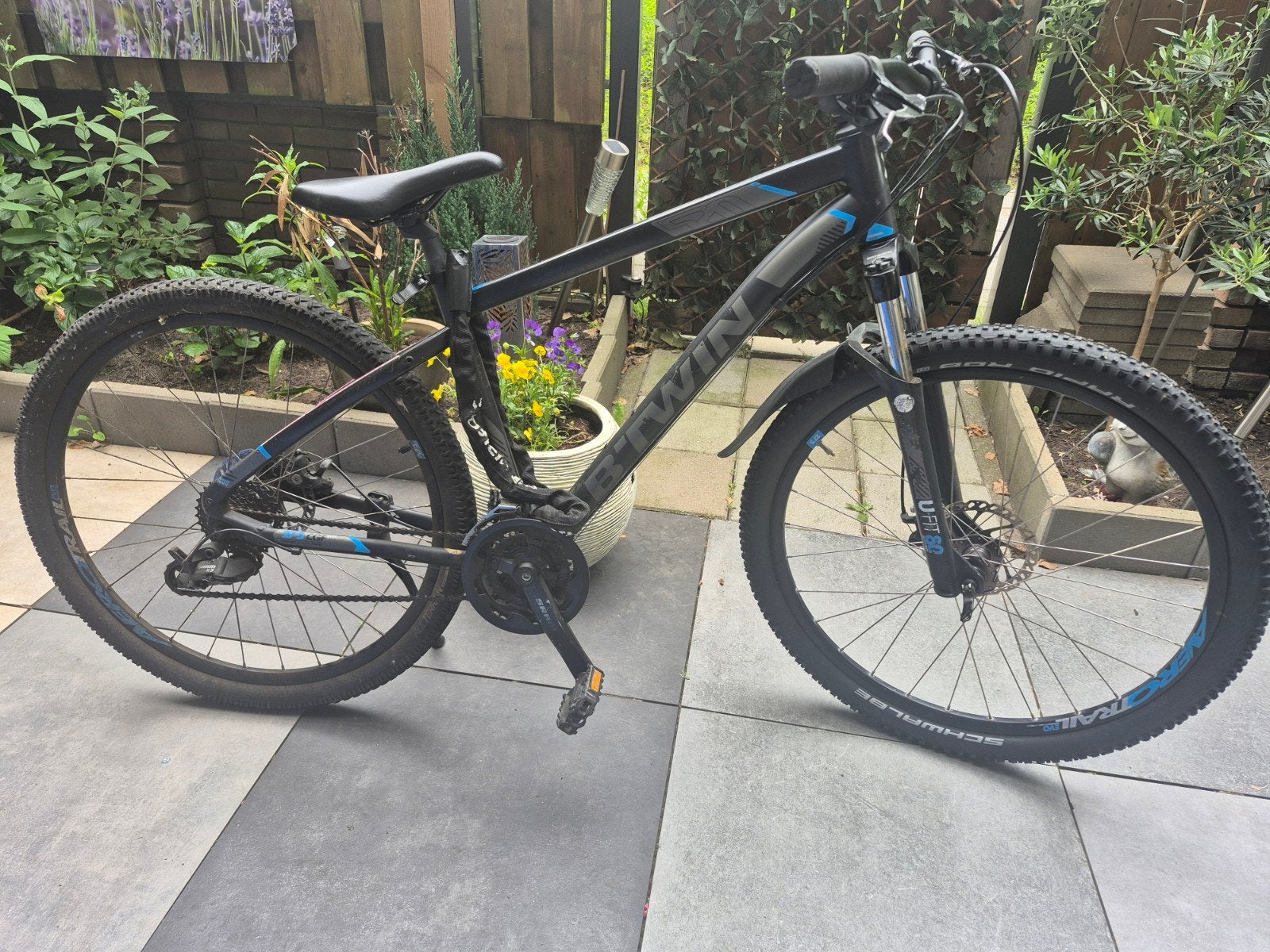 mountainbike zwart, Fietsen en Brommers, Gebruikt, Heren, 49 tot 53 cm, Schijfrem