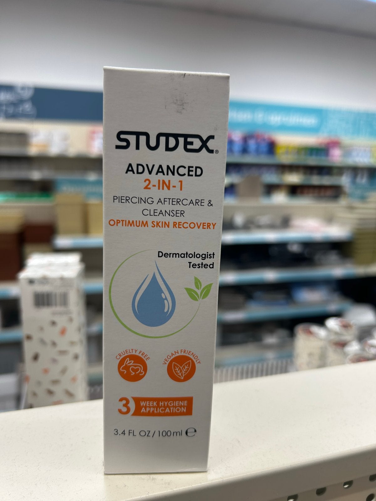 Studex Advanced 2-in-1 Piercing Aftercare & Cleanser, Ophalen of Verzenden, Nieuw, Overige materialen, Overige typen