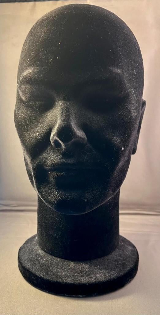 Een mannequin man hoofd., Ophalen of Verzenden, Zo goed als nieuw, Paspop