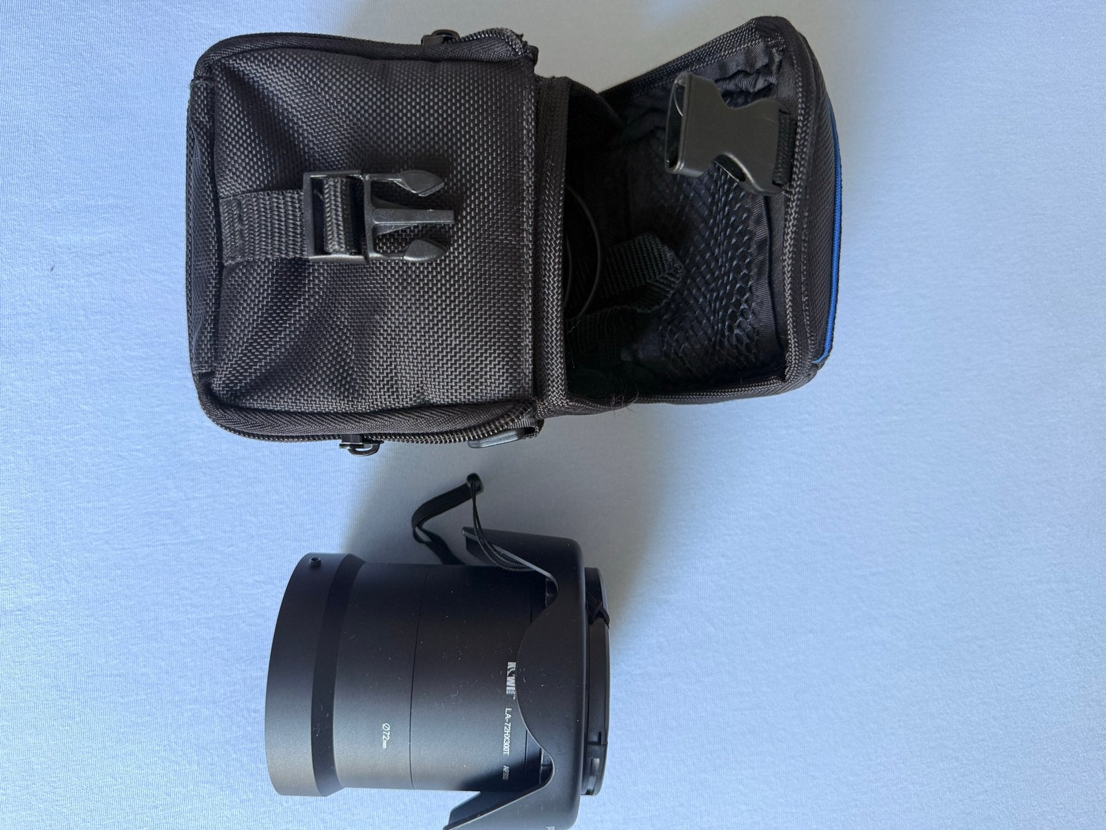 KOWI LA-72HX300T Telelens met JJC LS-72 zonnekap en tas, Audio, Tv en Foto, Fotografie | Lenzen en Objectieven, Overige merken