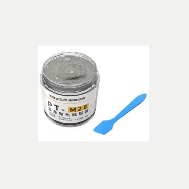 Teucer Koelpasta / Thermal paste 25 gram met spatel, Ophalen of Verzenden, Nieuw, Koelpasta