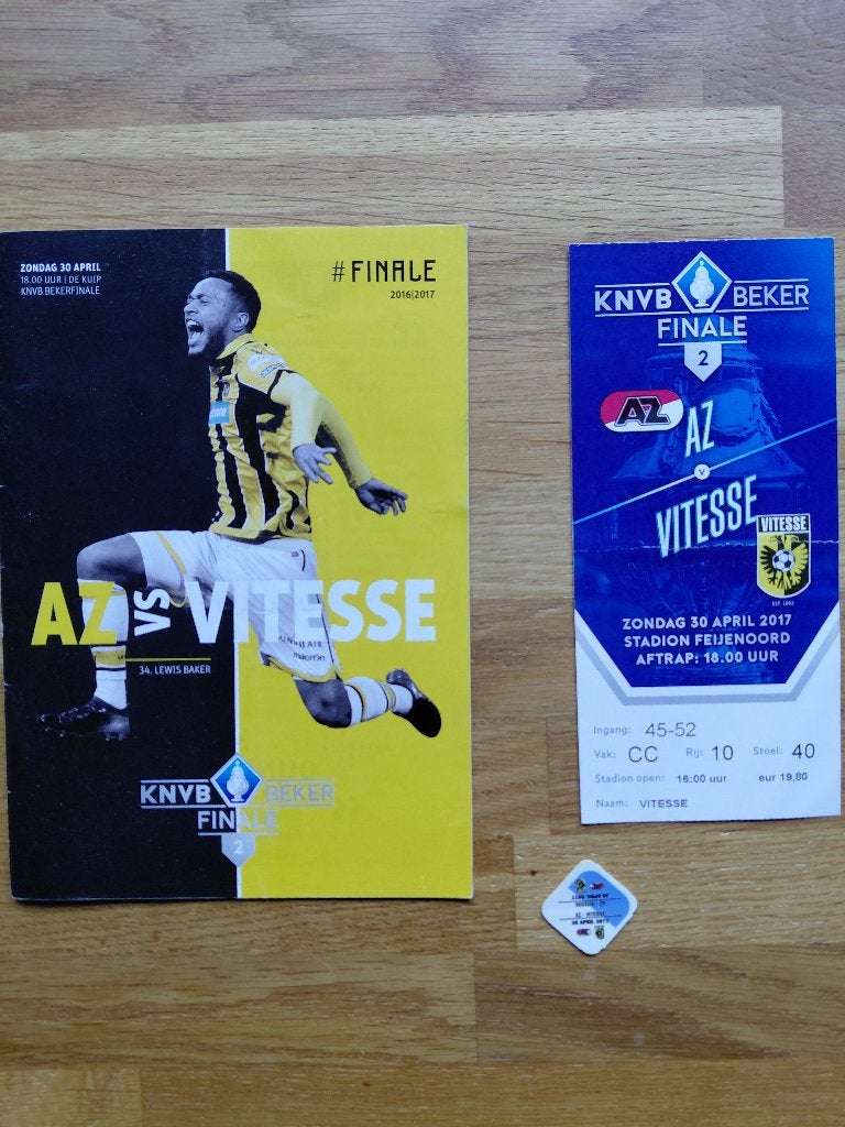 vitesse boekje ticket + drankmunt, Ophalen, Zo goed als nieuw, Vitesse, Overige typen