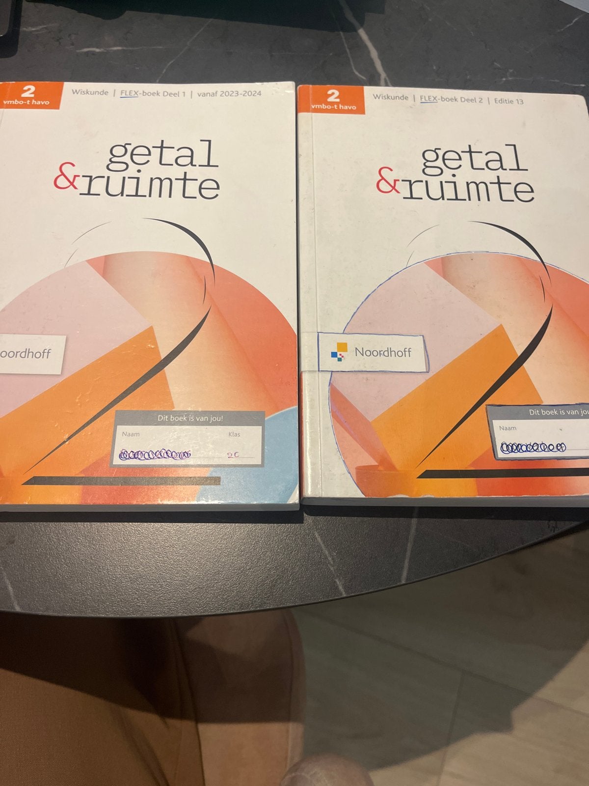 Getal & Ruimte Wiskunde vmbo-t havo deel 1 en 2, Boeken, Verzenden, Zo goed als nieuw, HAVO, Wiskunde A
