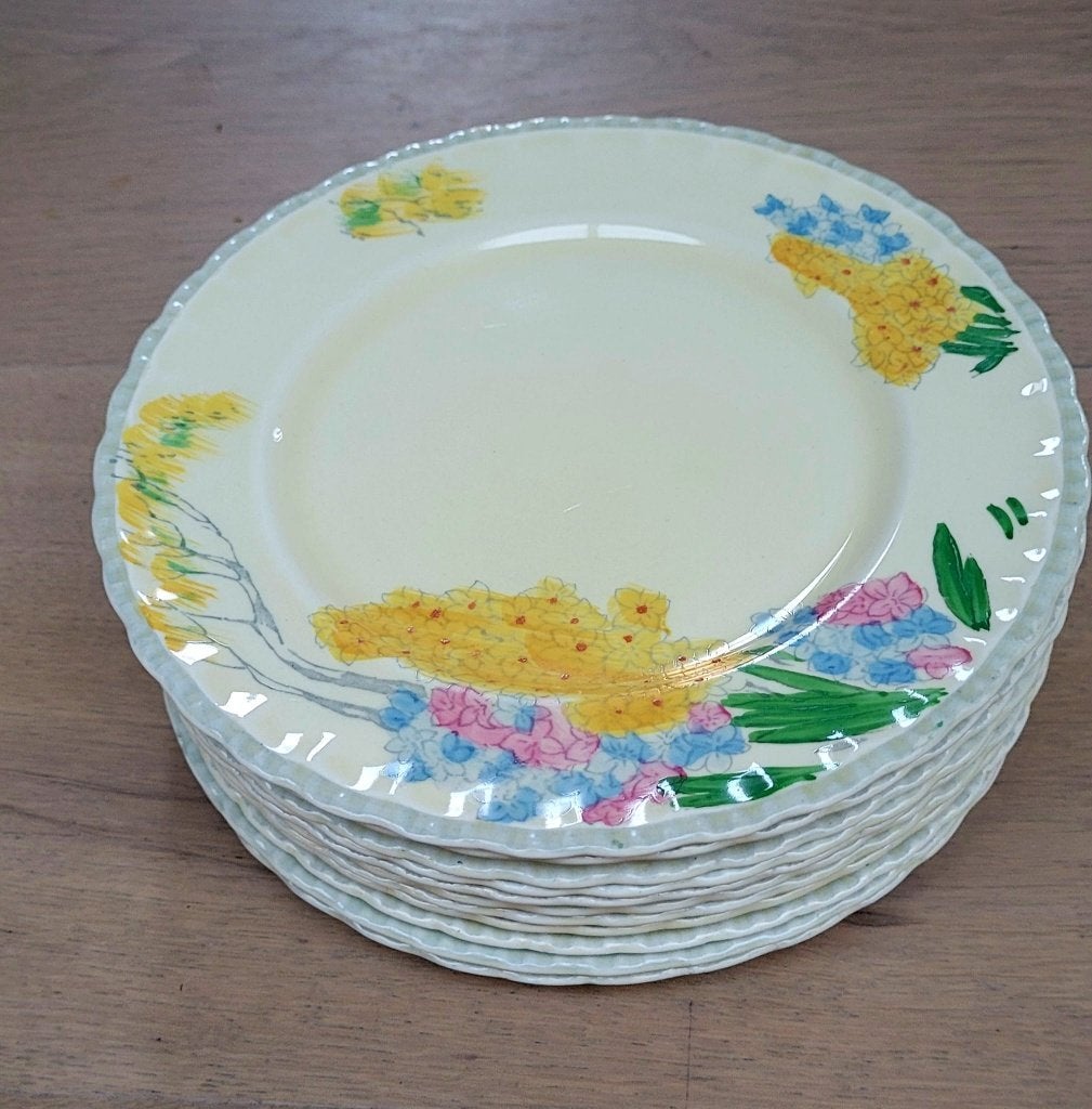 Eetservies Hyacinth van Grindley, Antiek en Kunst, Antiek | Servies compleet, Ophalen