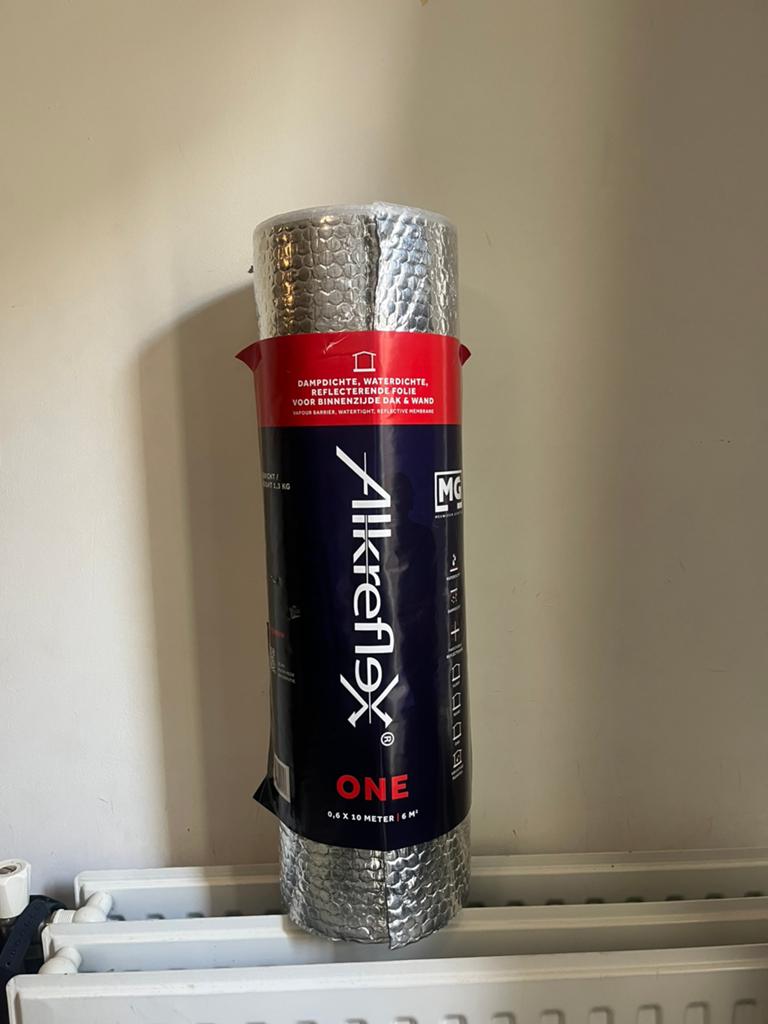 AllkreFlex ONE isolatiefolie - Dampdicht en waterdicht, Doe-het-zelf en Verbouw, Isolatie en Afdichting, Overige materialen, Nieuw