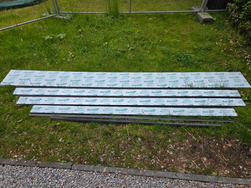 Keralit gevelbekleding en profielen, Ophalen, Minder dan 25 mm, Overige typen, Nieuw