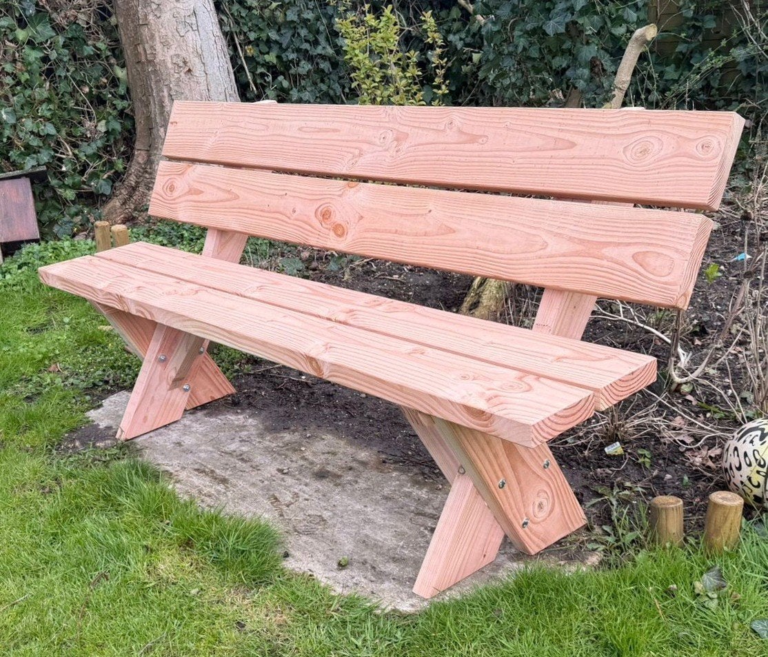 Robuuste douglas tuinbank ~ maatwerk mogelijk, Ophalen, Nieuw, Hout