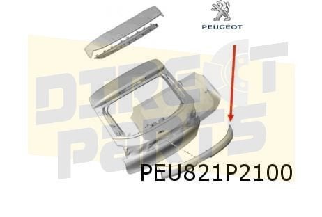 Peugeot 208 achterkleplijst onder (10/19-) (te spuiten) Orig, -, Nieuw, Ophalen of Verzenden, Achter