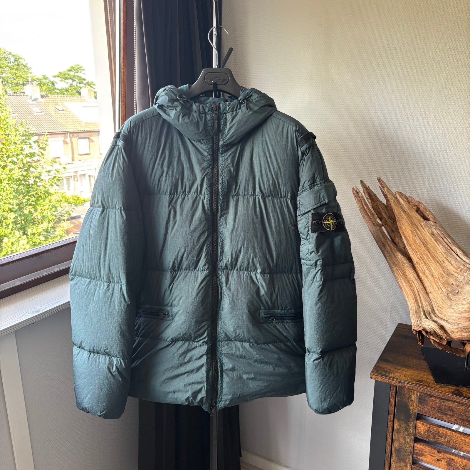 Stone island winterjas, Kleding | Heren, Verzenden, Zo goed als nieuw, Groen