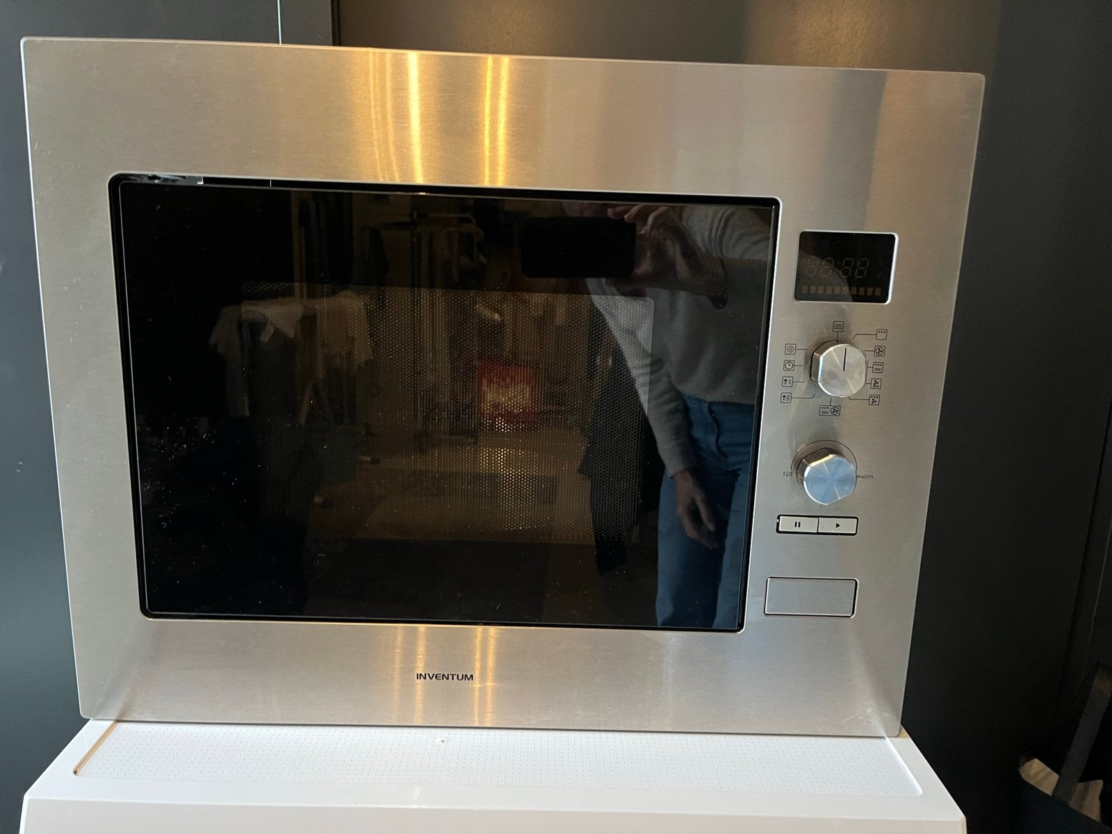 Combimagnetron - Inbouw - Zo goed als nieuw, Witgoed en Apparatuur, Ophalen, Combimagnetron, 60 cm of meer, Grill