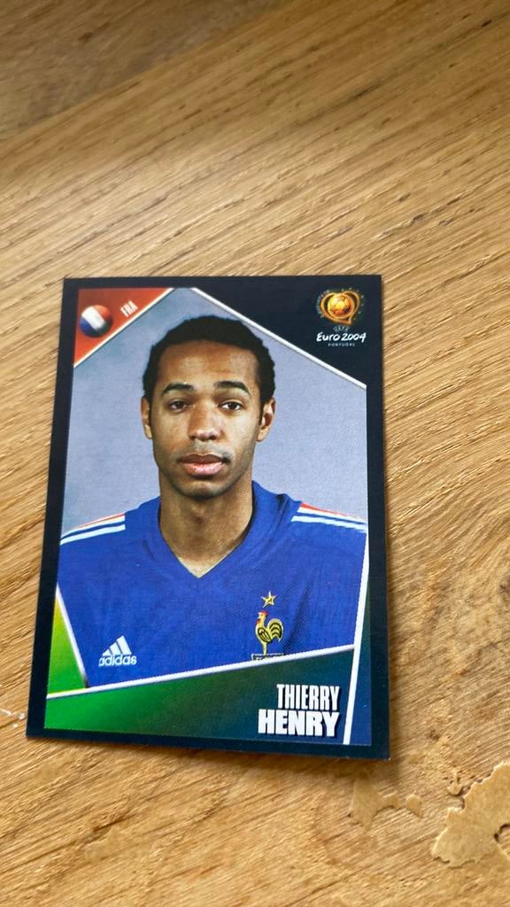 Panini ek 2004 henry, Ophalen of Verzenden, Zo goed als nieuw, Plaatje