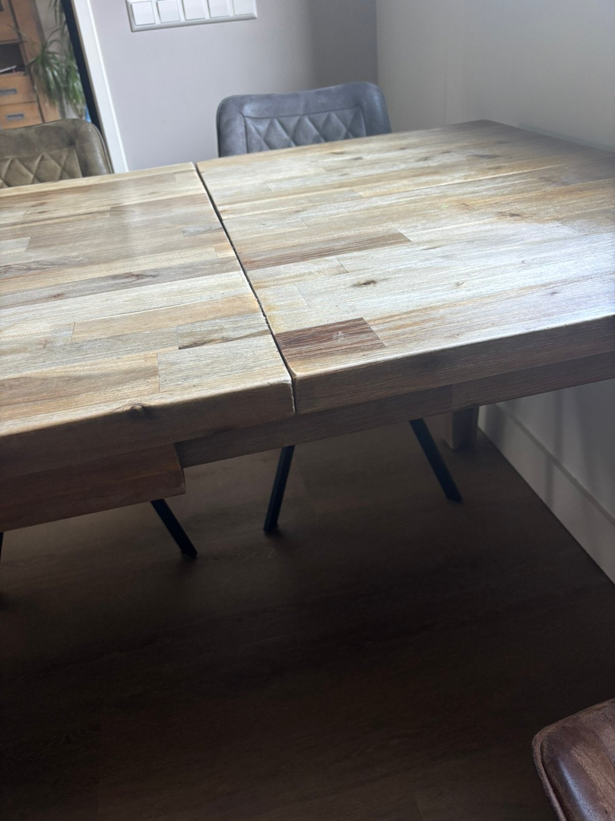 Inklapbare eettafel, Huis en Inrichting, Ophalen, Gebruikt, 50 tot 100 cm, Vijf personen of meer
