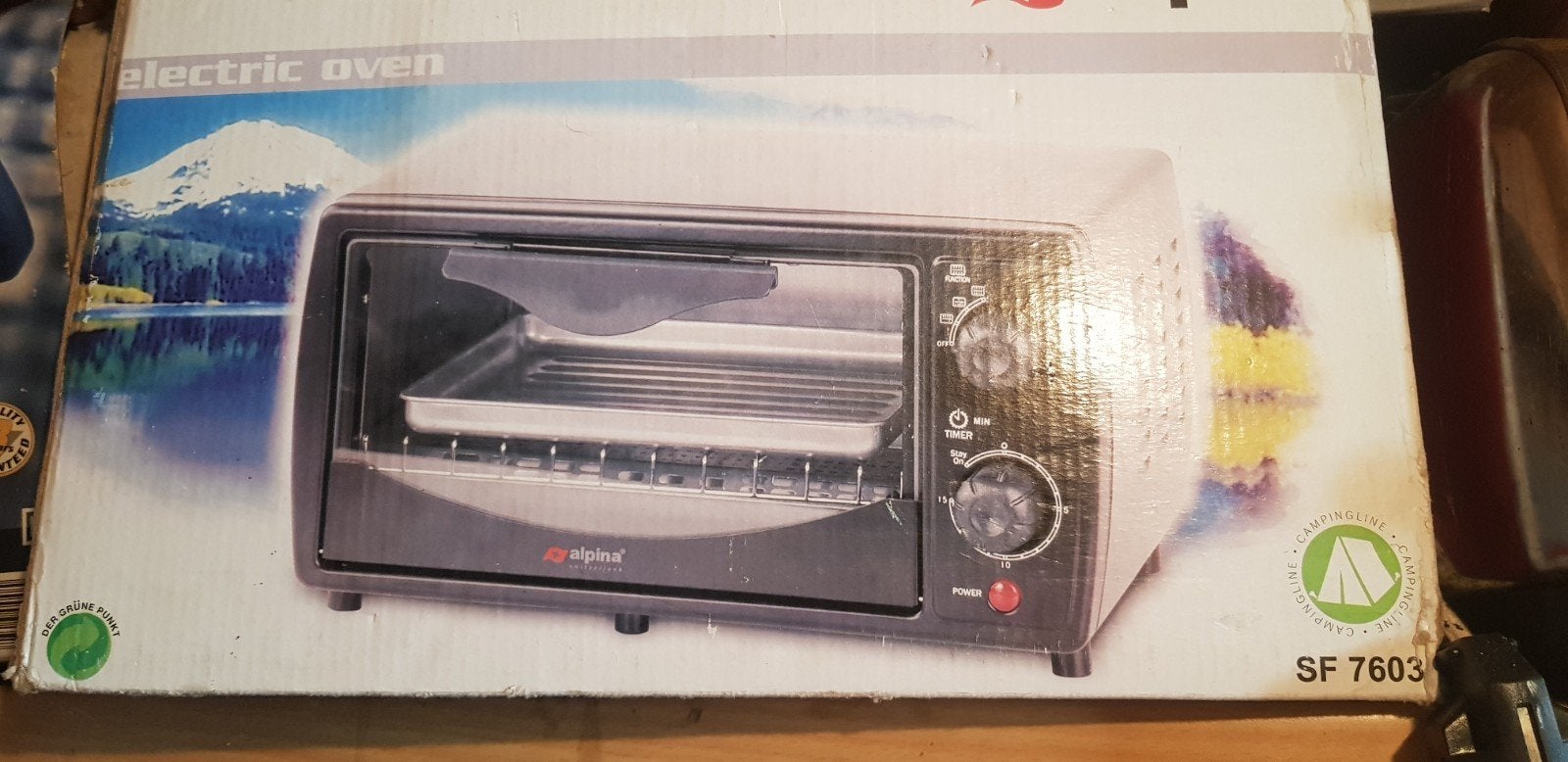 Alpina Mini Oven SF 7603 - Compacte elektrische oven, Minder dan 45 cm, Overige merken, Minder dan 45 cm, Nieuw