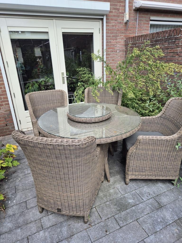 4 Seasons Outdoor tuinset uit nalatenschap met bon, Tuin en Terras, Tuinsets en Loungesets, Zo goed als nieuw, Tuinset, Wicker