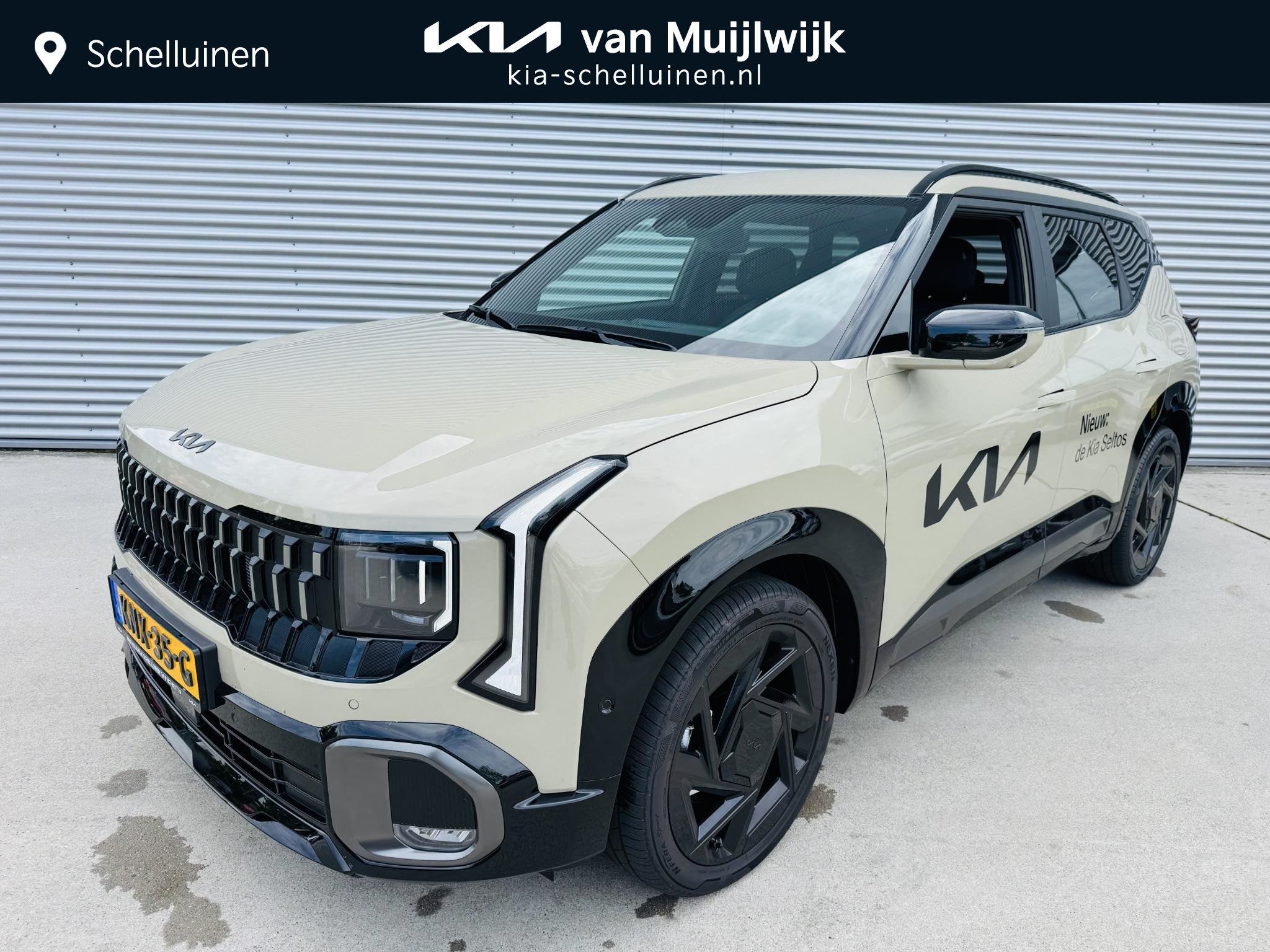 Kia Seltos 1.6 GDi Hybrid X-Line Demo-auto | KM stand kan ie, Auto's, Bruin, Bedrijf, Nieuw, Hybride Elektrisch/Benzine