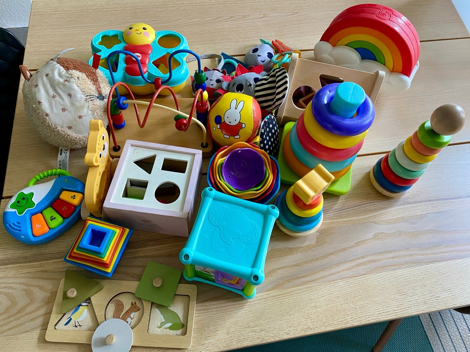 Grote set babyspeelgoed: blokken, puzzels etc, Ophalen, Gebruikt, Overige typen, Met licht