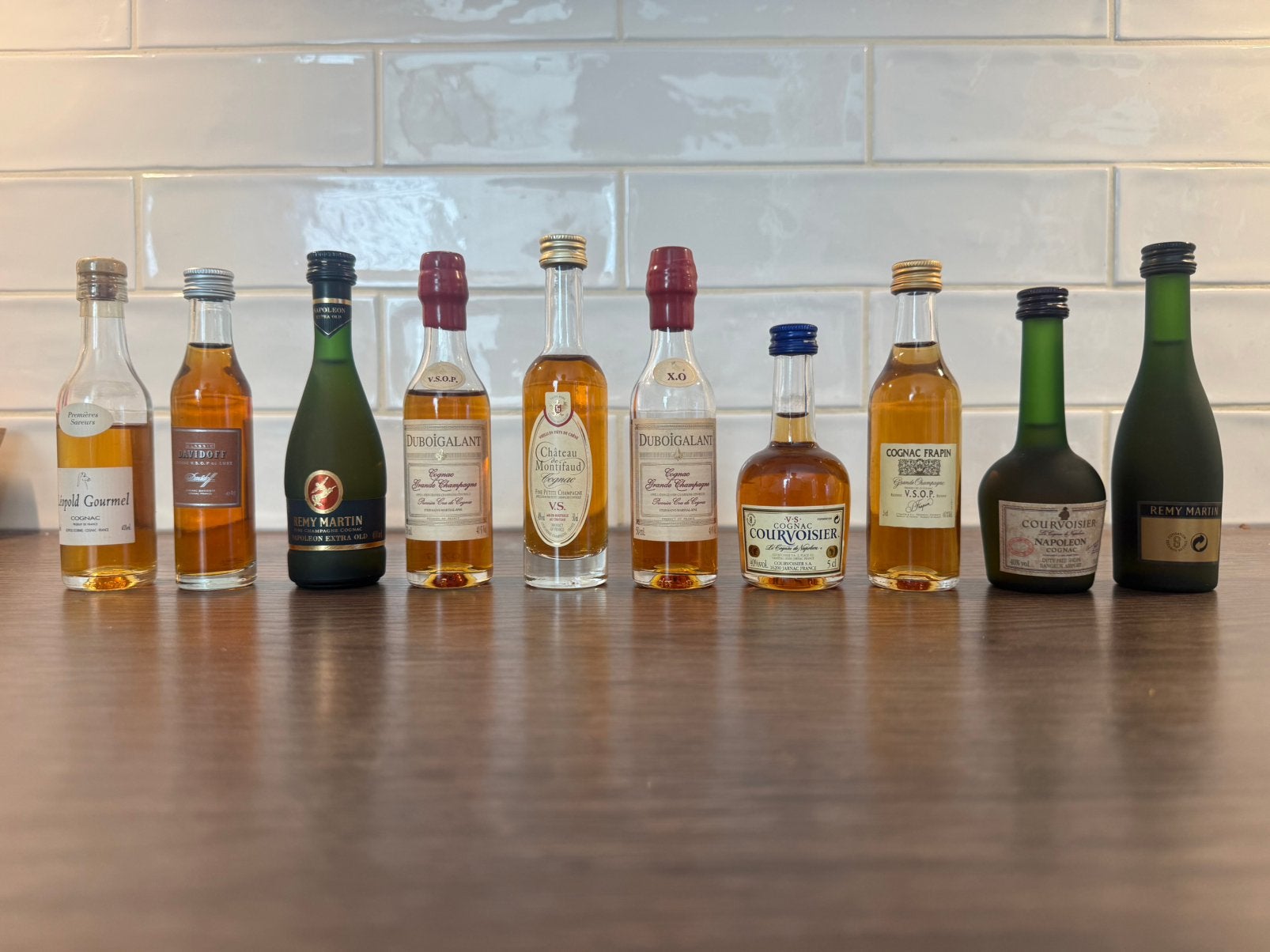 Cognac mjniatuurflesjes, Ophalen of Verzenden, Zo goed als nieuw