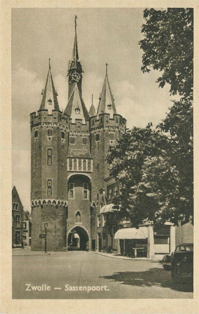 379-195-029 Zwolle Sassenpoort, Verzenden, Voor 1920, Overijssel