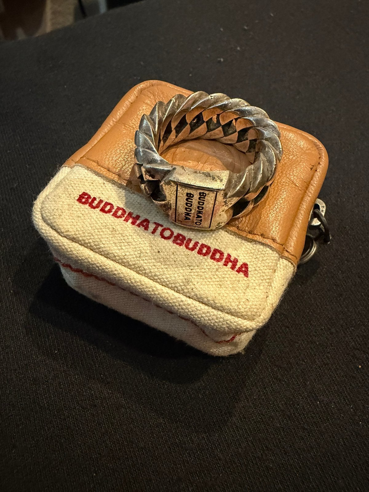 Buddha to buddha heren ring, 20 of groter, Heer, Ophalen of Verzenden, Zo goed als nieuw