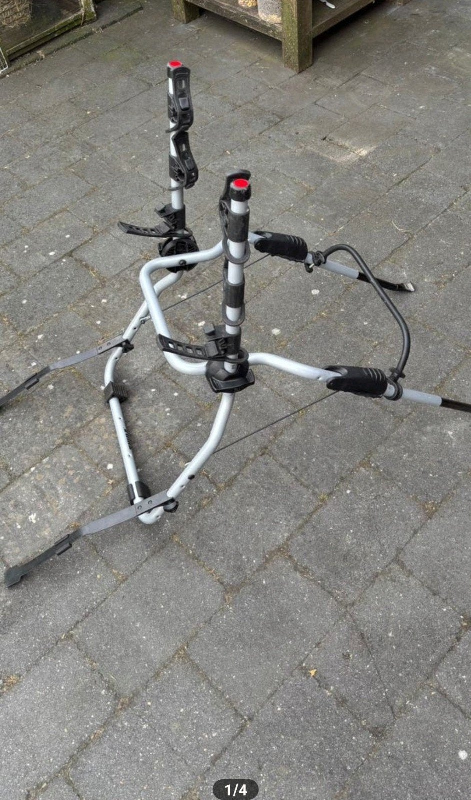 Fietsdrager thule, Ophalen, Achterklepdrager