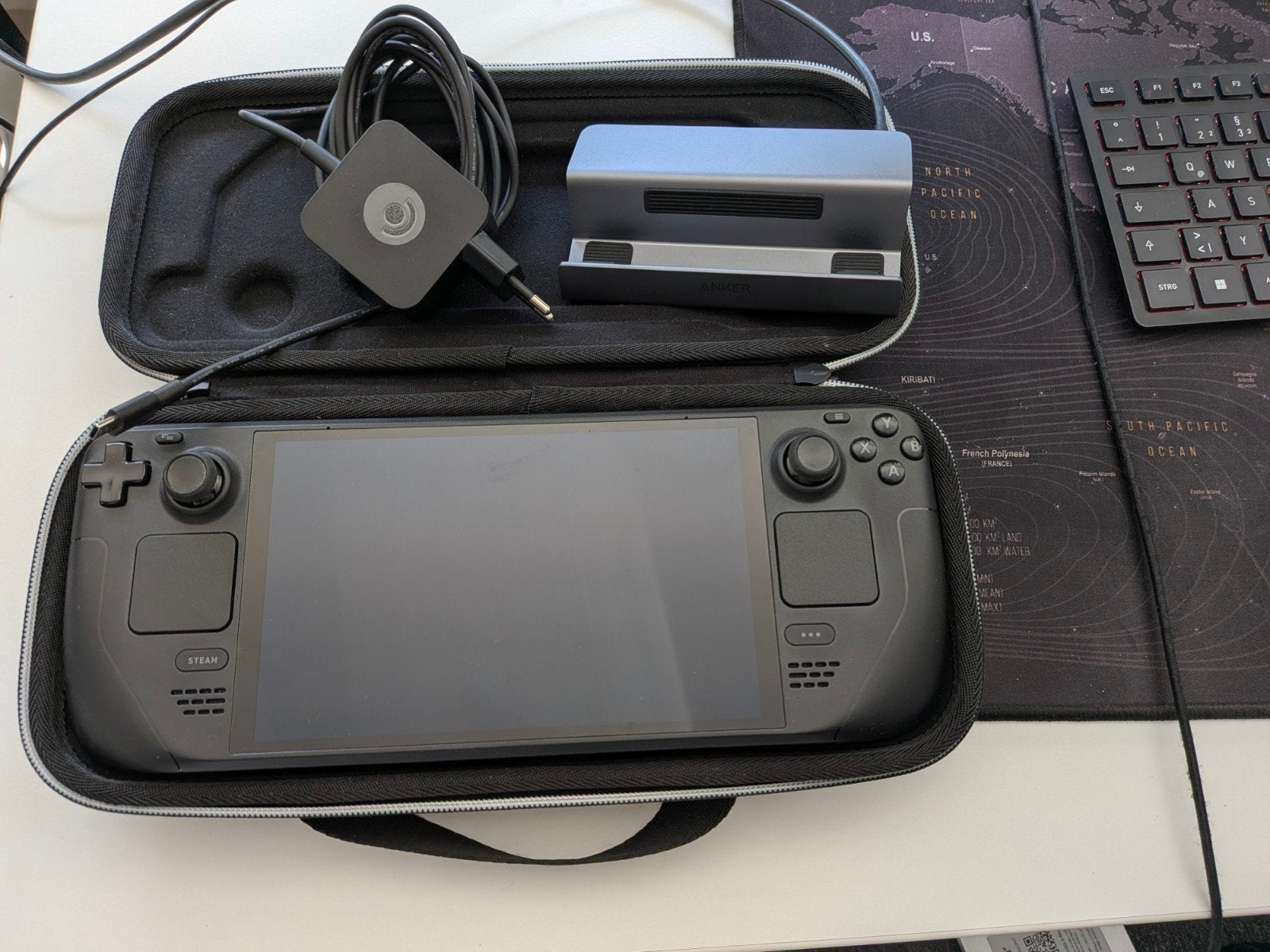 Steam Deck OLED 512GB met Dock - Zo goed als nieuw!, Spelcomputers en Games, Ophalen of Verzenden, Valve, Zo goed als nieuw