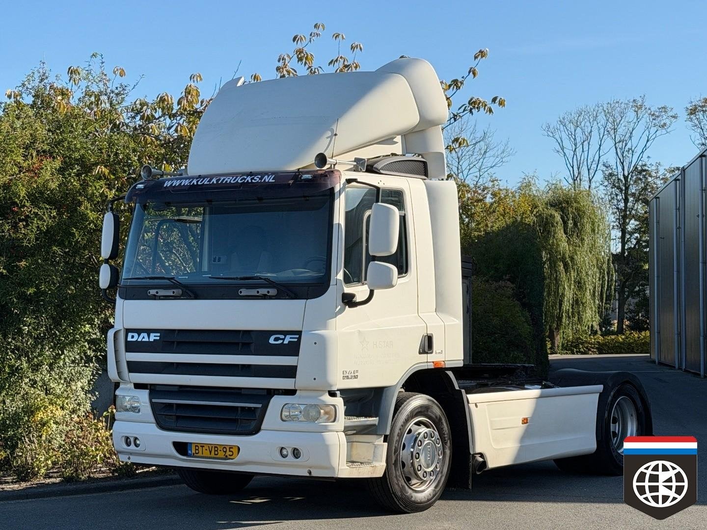 DAF CF DAGCABINE - GOED ONDERHOUDEN - GOEDE BANDEN - EURO 5, Auto's, Automaat, Euro 5, Achterwielaandrijving, Overige kleuren