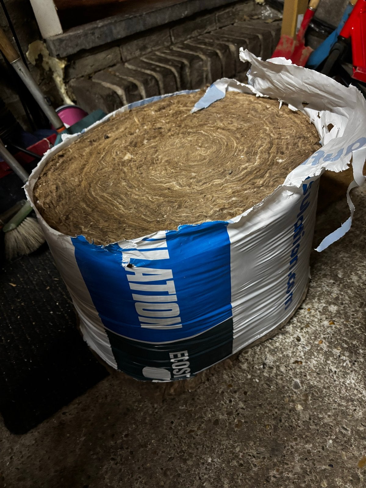 Knauf Ecose Isolatie 25cm breed, 90mm dik, Doe-het-zelf en Verbouw, Isolatie en Afdichting, Gebruikt, Minder dan 5 m², 8 tot 12 cm