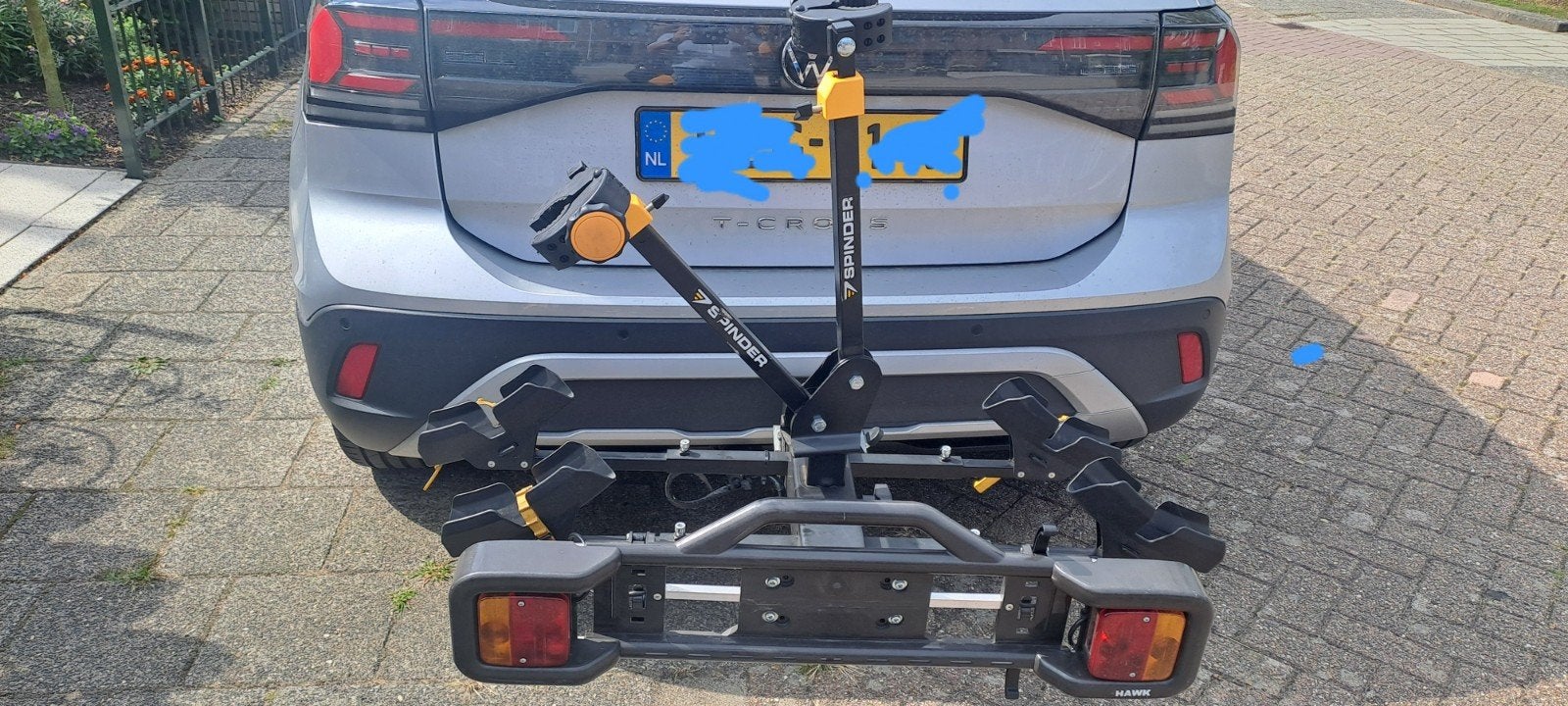 Spinder Hawk Trekhaakdrager voor 2 fietsen, Ophalen, Gebruikt, 2 fietsen, Trekhaakdrager