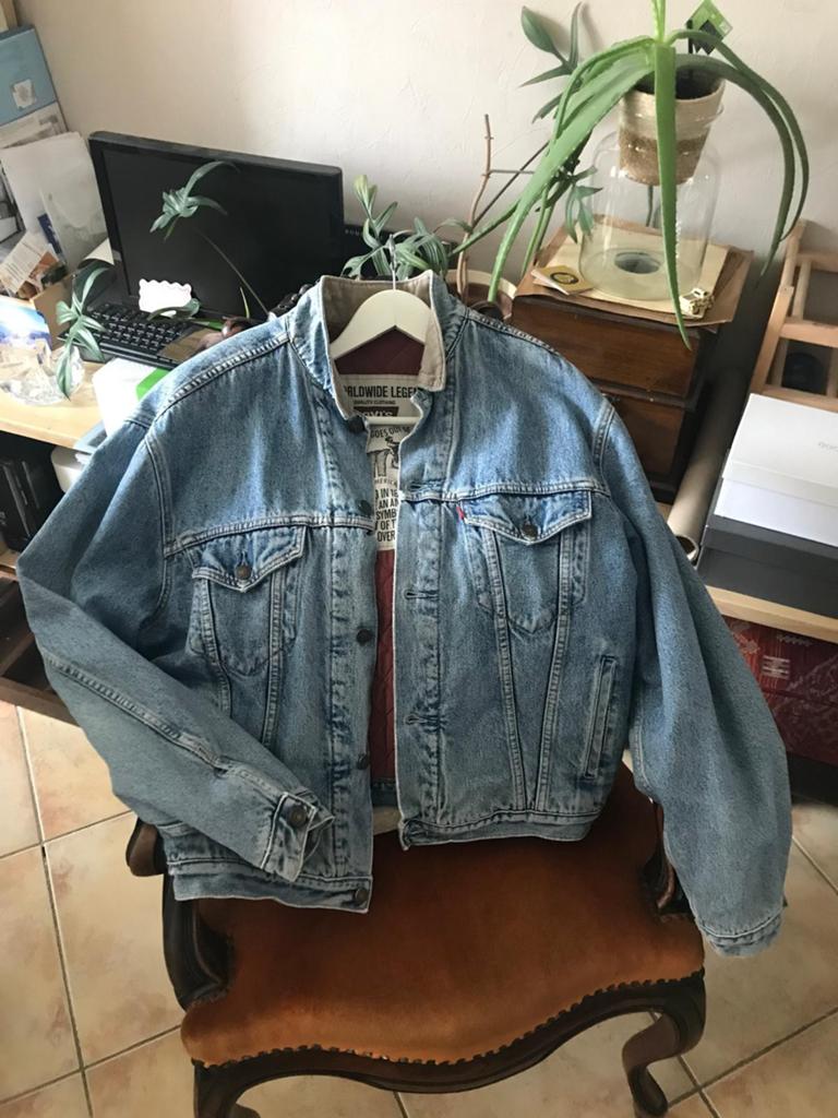 Levi jacket, Blauw, Overige jeansmaten, Ophalen of Verzenden, Zo goed als nieuw