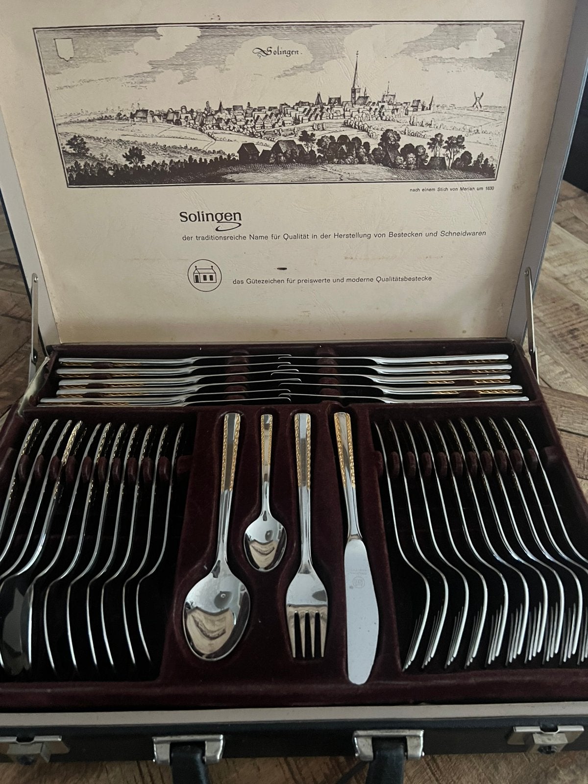 Solingen Bestekkoffer vintage, Ophalen of Verzenden