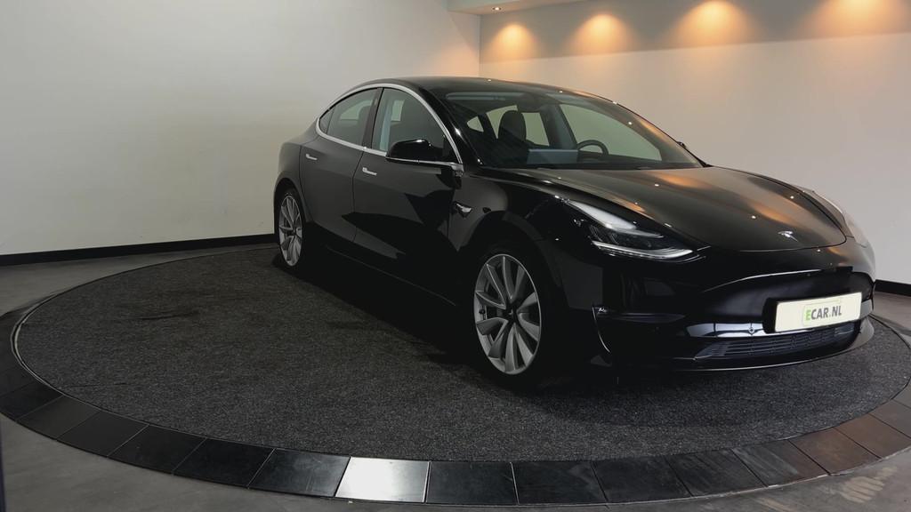 Tesla Model 3 Long Range AWD 75 kWh (bj 2019, automaat), Auto's, Tesla, 530 km, 462 pk, Zwart, Origineel Nederlands