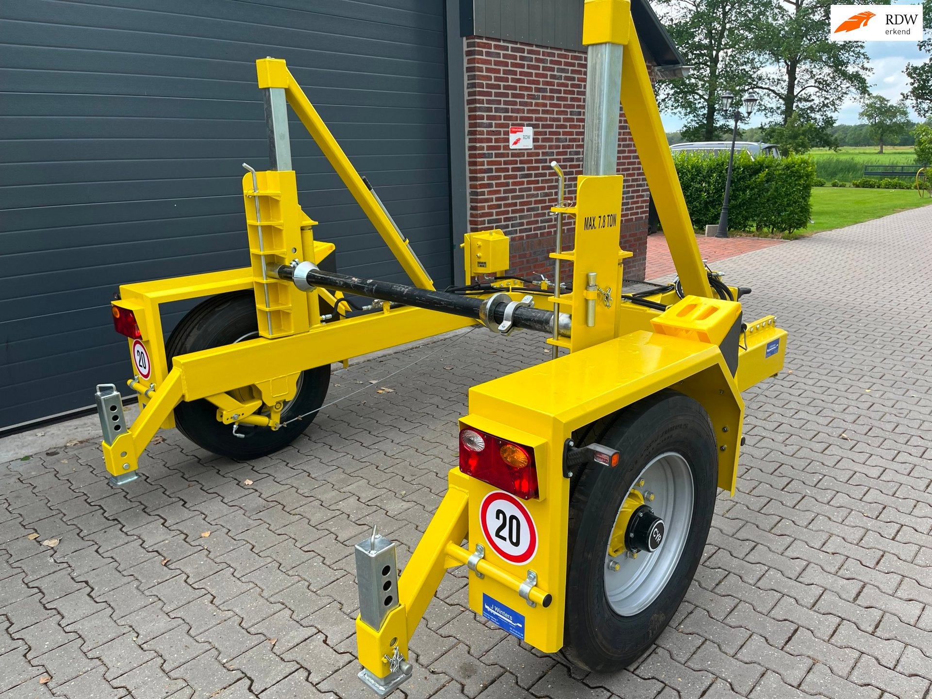 Temha Haspelwagen Langzaamverkeer 7,8 ton, Auto diversen, Gebruikt