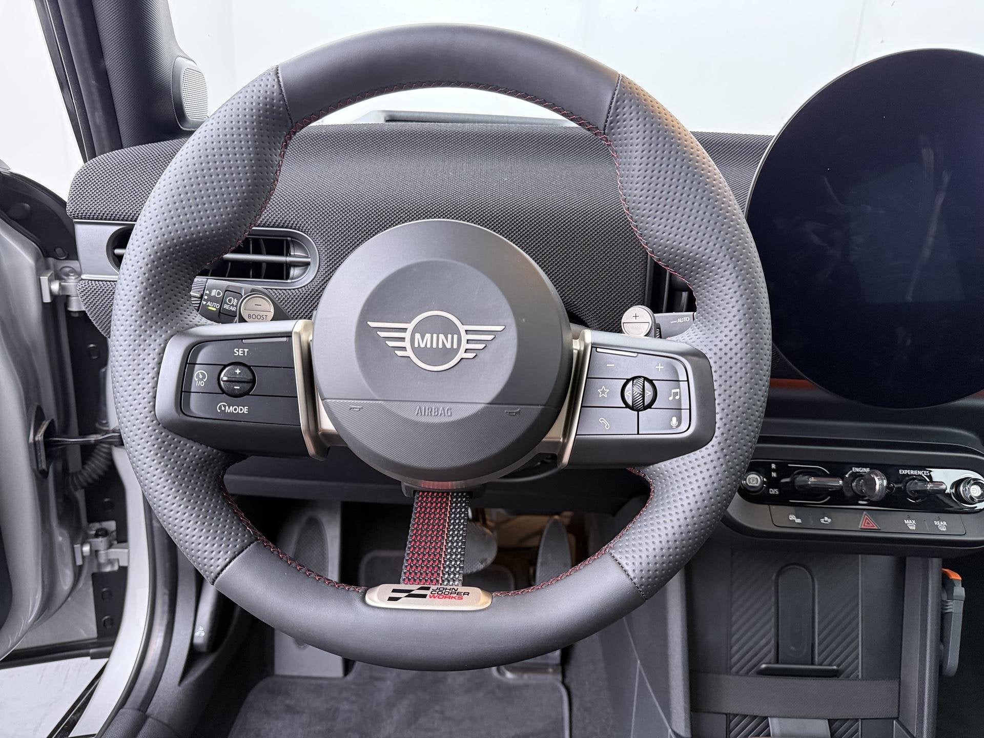 MINI Cooper C 5-deurs John Cooper Works | Pakket-XL | Stuur-, Auto's, 156 pk, Met garantie (alle), Leder en Stof, Origineel Nederlands