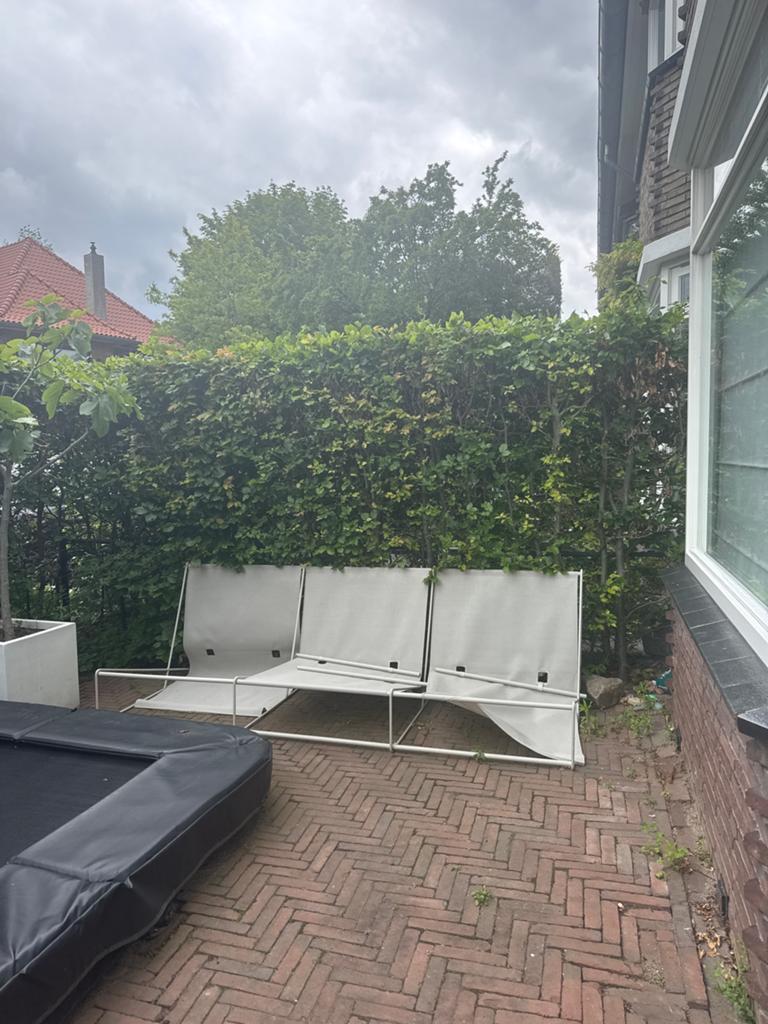 Ikea HAVSTEN defect oud ijzer Vandaag gratis ophalen, Tuin en Terras, Tuinsets en Loungesets, Ophalen, Gebruikt, 3 zitplaatsen