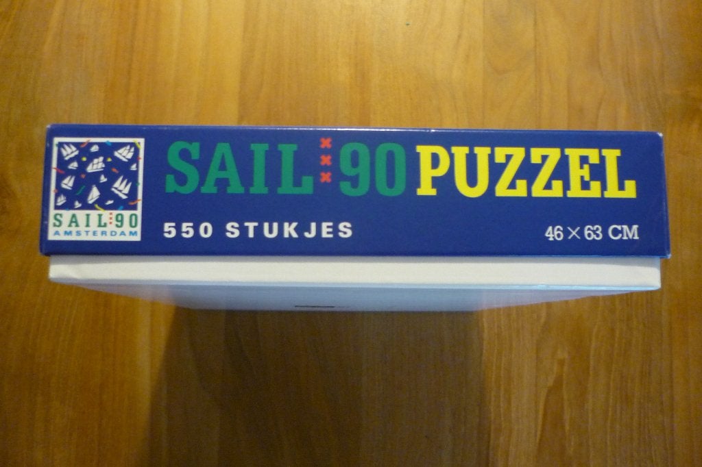 Foto 3 van SAIL 90 legpuzzel (Amsterdam 9-14 aug. 1990) 550 stukjes.