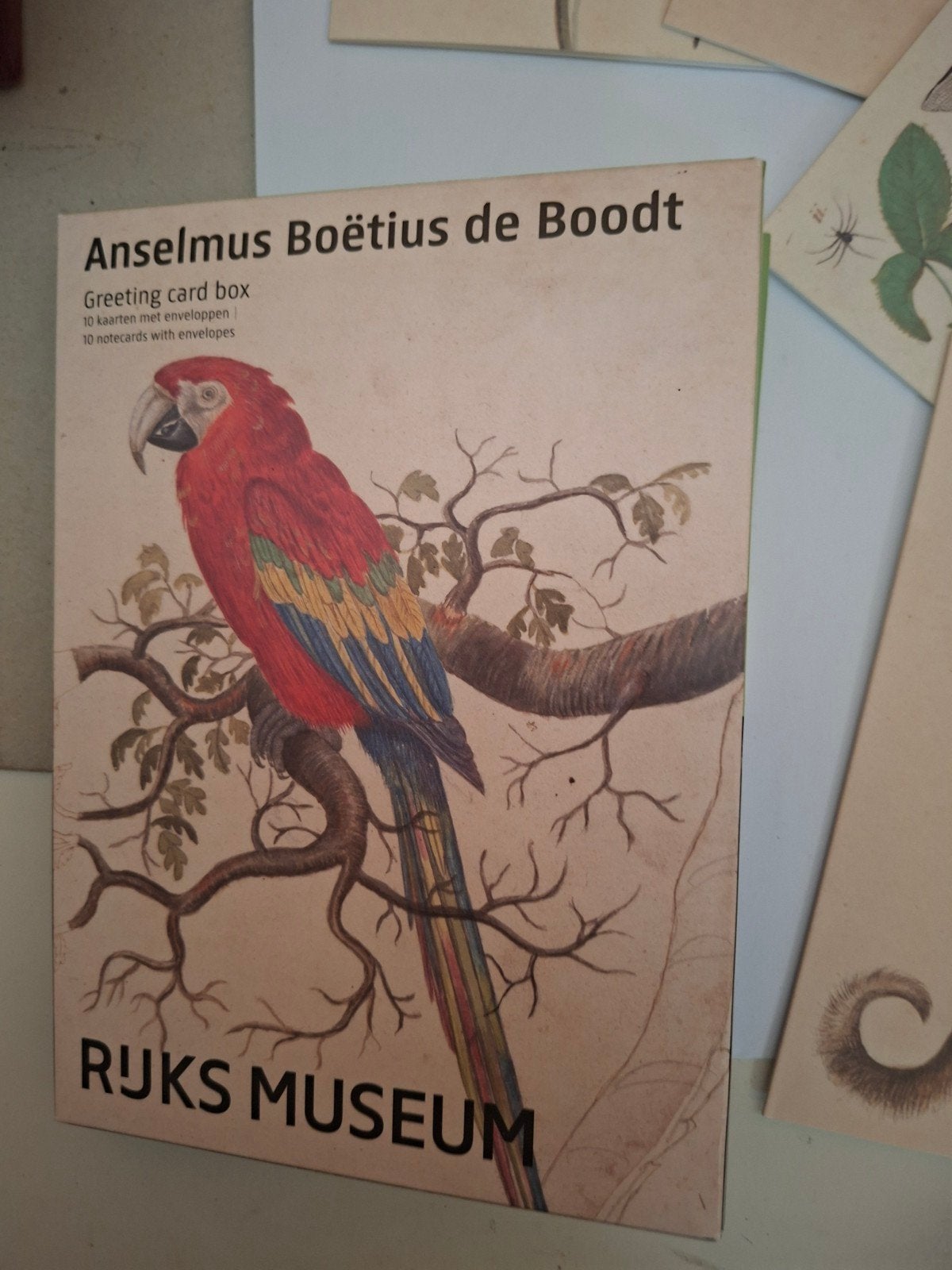 rijksmuseum anselmus boetius de boodt ansichtkaarten, Verzenden, 1980 tot heden, Ongelopen, Overige soorten
