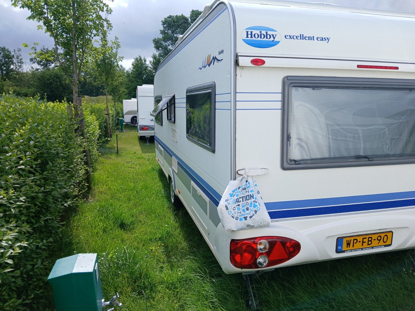 Hobby Excellent Easy Caravan - 5.40, Caravans en Kamperen, Caravans, Vast bed, Rondzit, Hobby, Kachel