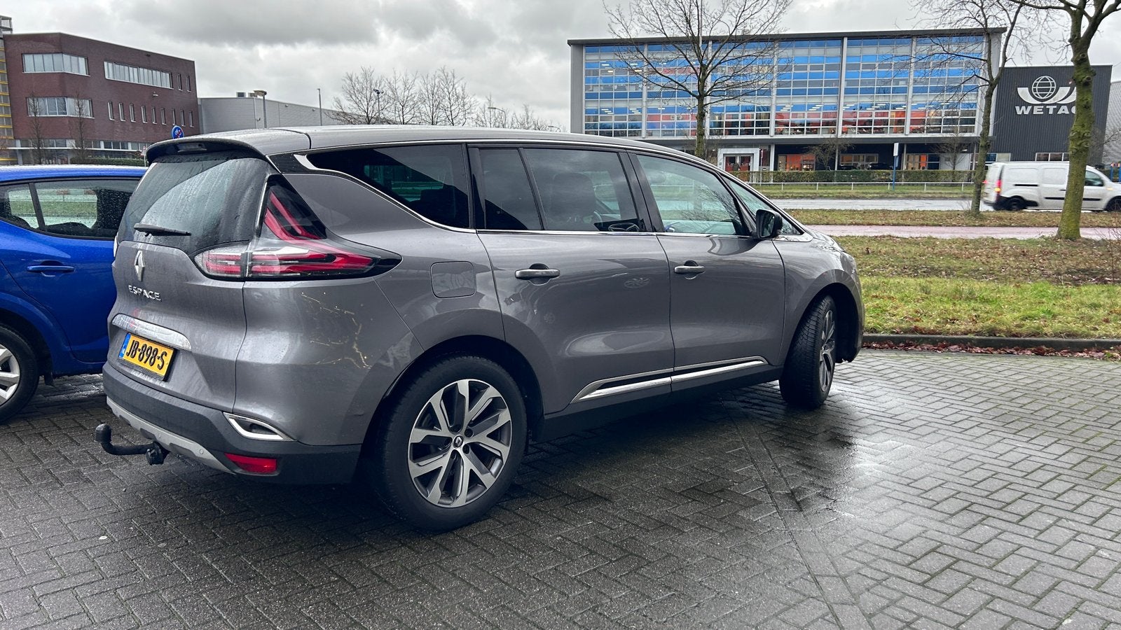Renault Espace 1.6 TCE 147KW AUT 2016 Grijs, Auto's, Renault, 1618 cc, 4 cilinders, 2000 kg, 7 stoelen