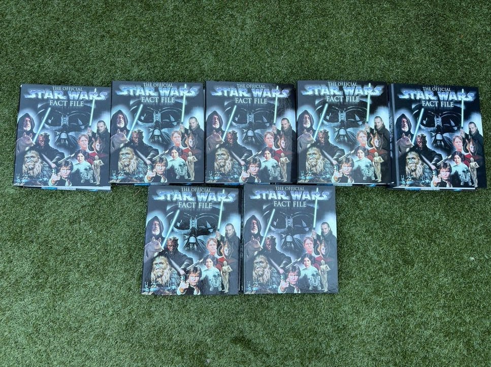 Complete Star Wars Fact Files 1-140 in 7 originele mappen, Ophalen of Verzenden, Gebruikt, Film, Overige typen