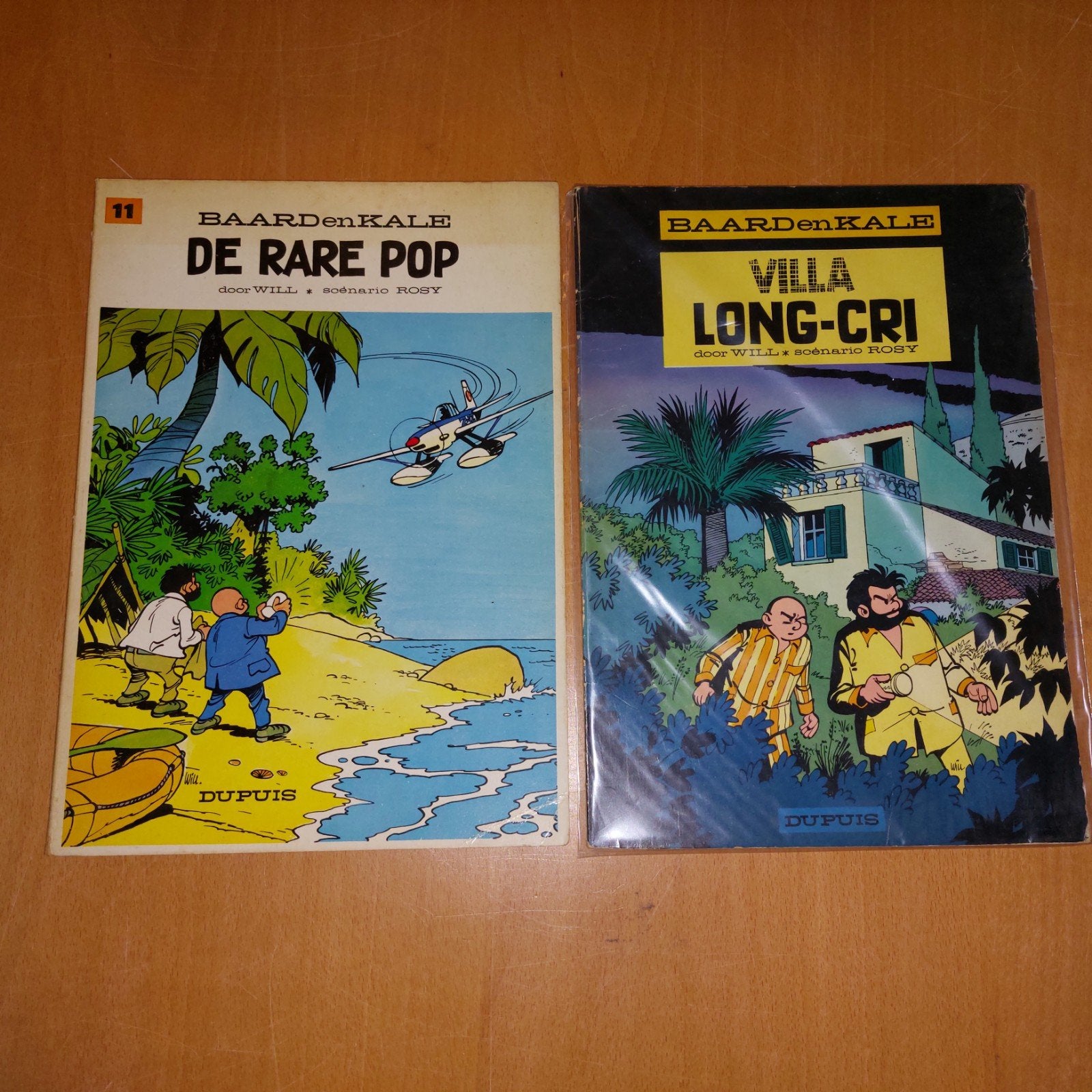 Oude Baard en Kale 1e druk nrs 8 en 11 Dupuis, Boeken, Stripboeken, Meerdere stripboeken, Ophalen of Verzenden, Gelezen