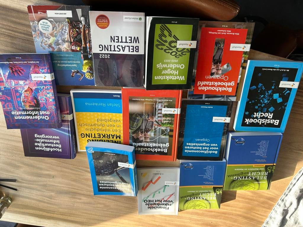 Boekenpakket opleiding Finance  & Control, Boeken, Ophalen
