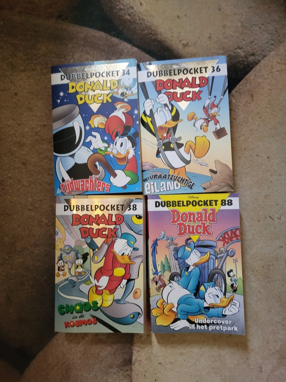 Donald Duck dubble pockets, Meerdere comics, Ophalen of Verzenden, Gelezen, Europa