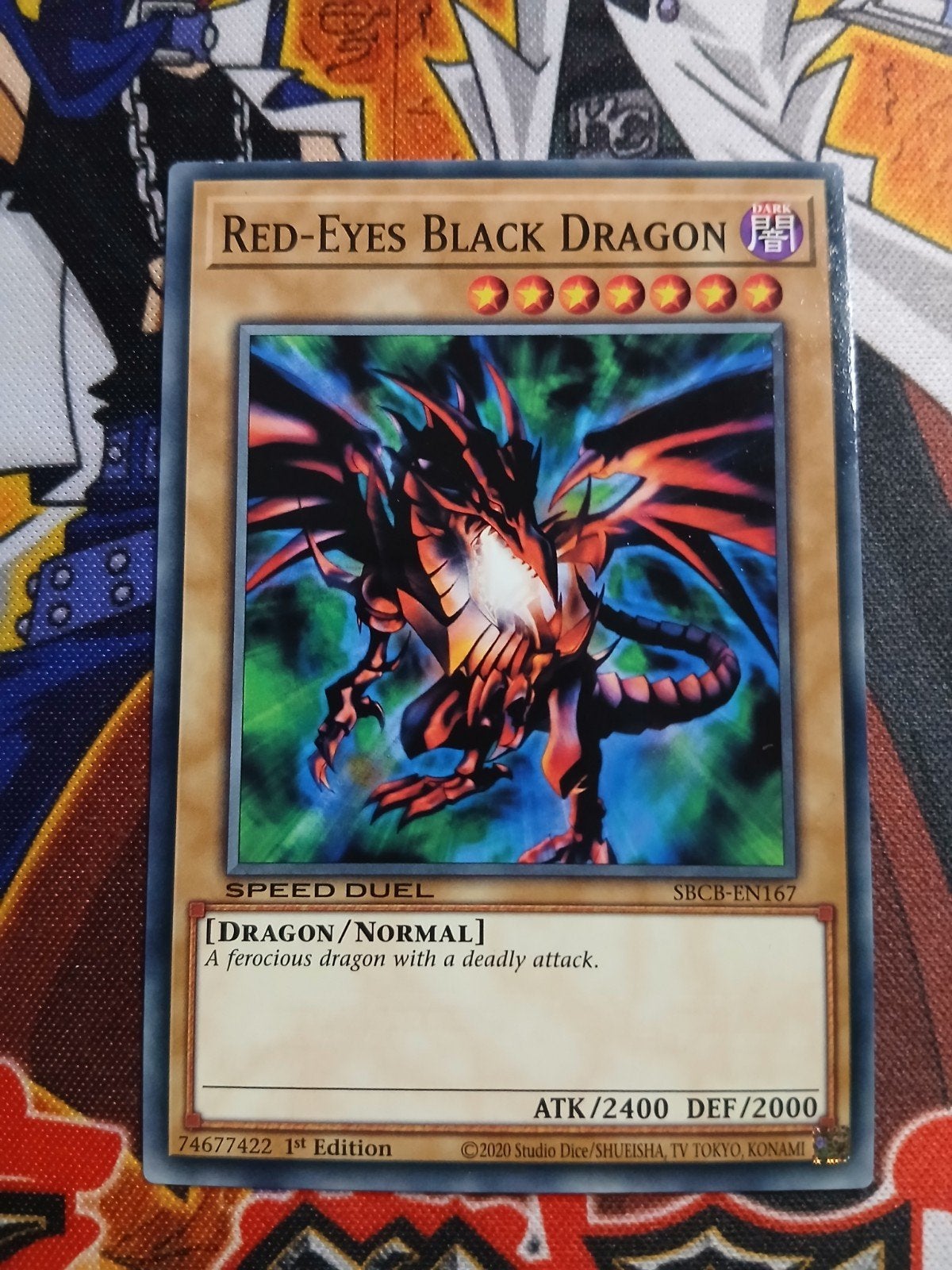 Red-Eyes Black Dragon - SBCB - Yu-Gi-Oh, Ophalen of Verzenden, Zo goed als nieuw